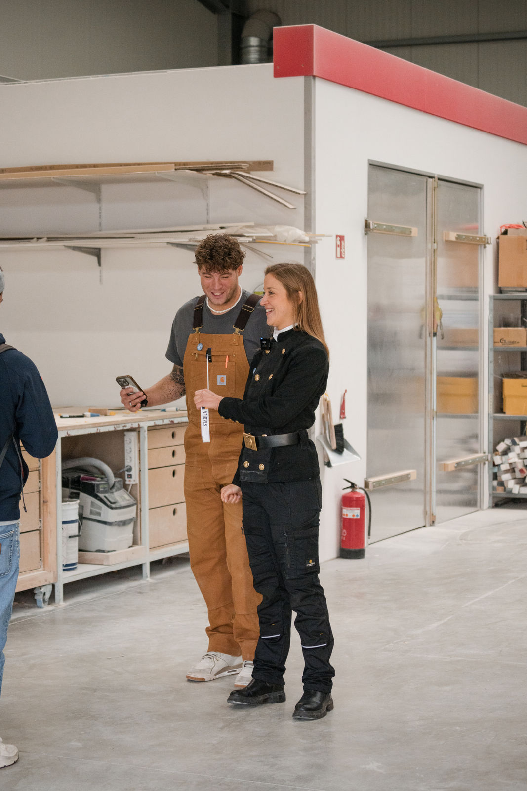 Business-Reportage mit Teamgespraech