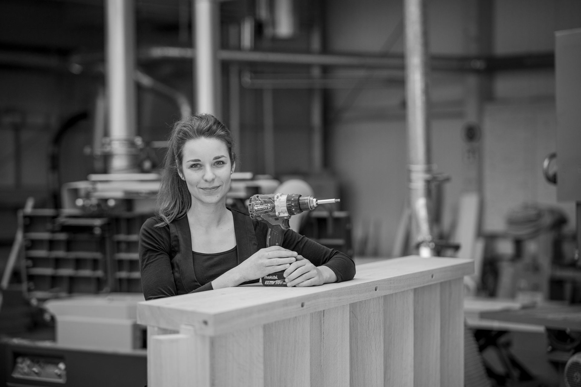 Businessportrait in einer Werkstatt